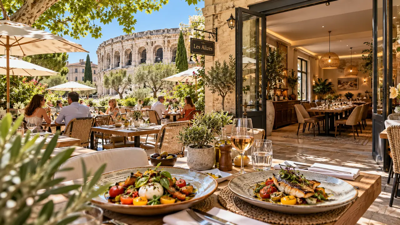 Restaurant Les Alizés à Nîmes : quelle formule choisir entre déjeuner, terrasse et repas de groupe ?