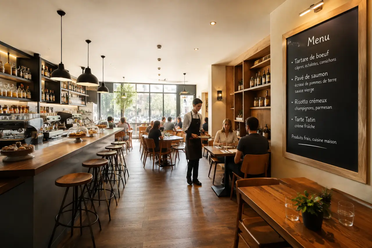 Café restauration : une carte courte, un service maîtrisé, une marge mieux tenue