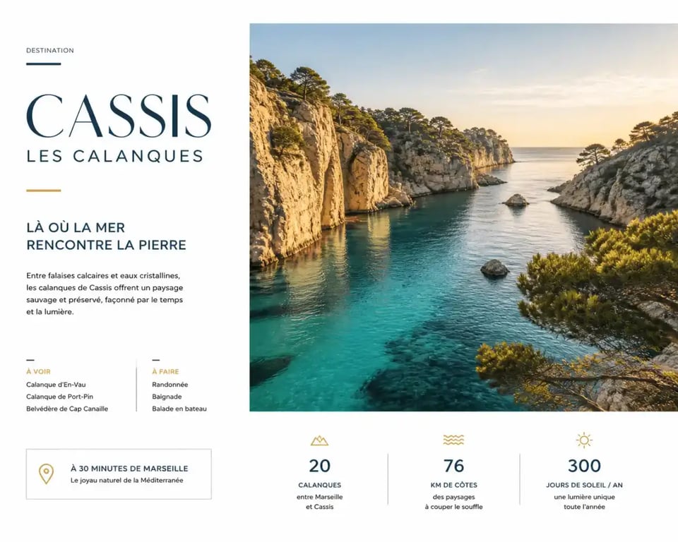 Sorties en Provence le week-end dans les calanques de Cassis