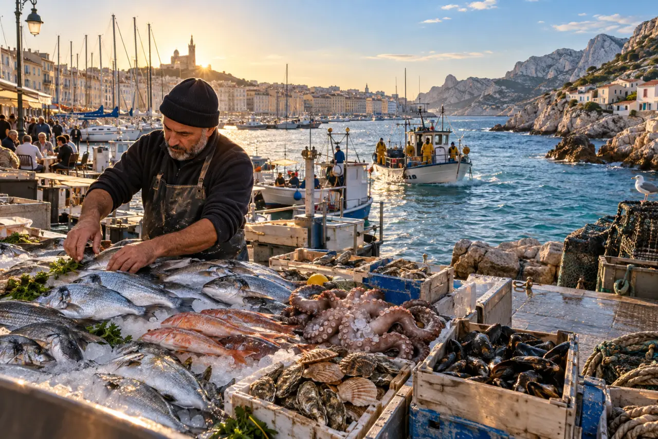 Restaurant poisson Marseille : le Vieux Port ou les Goudes pour un vrai arrivage ?