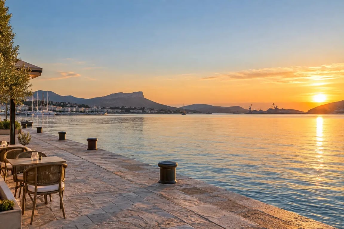 Restaurants à La Seyne-sur-Mer sur les quais avec vue sur la rade de Toulon