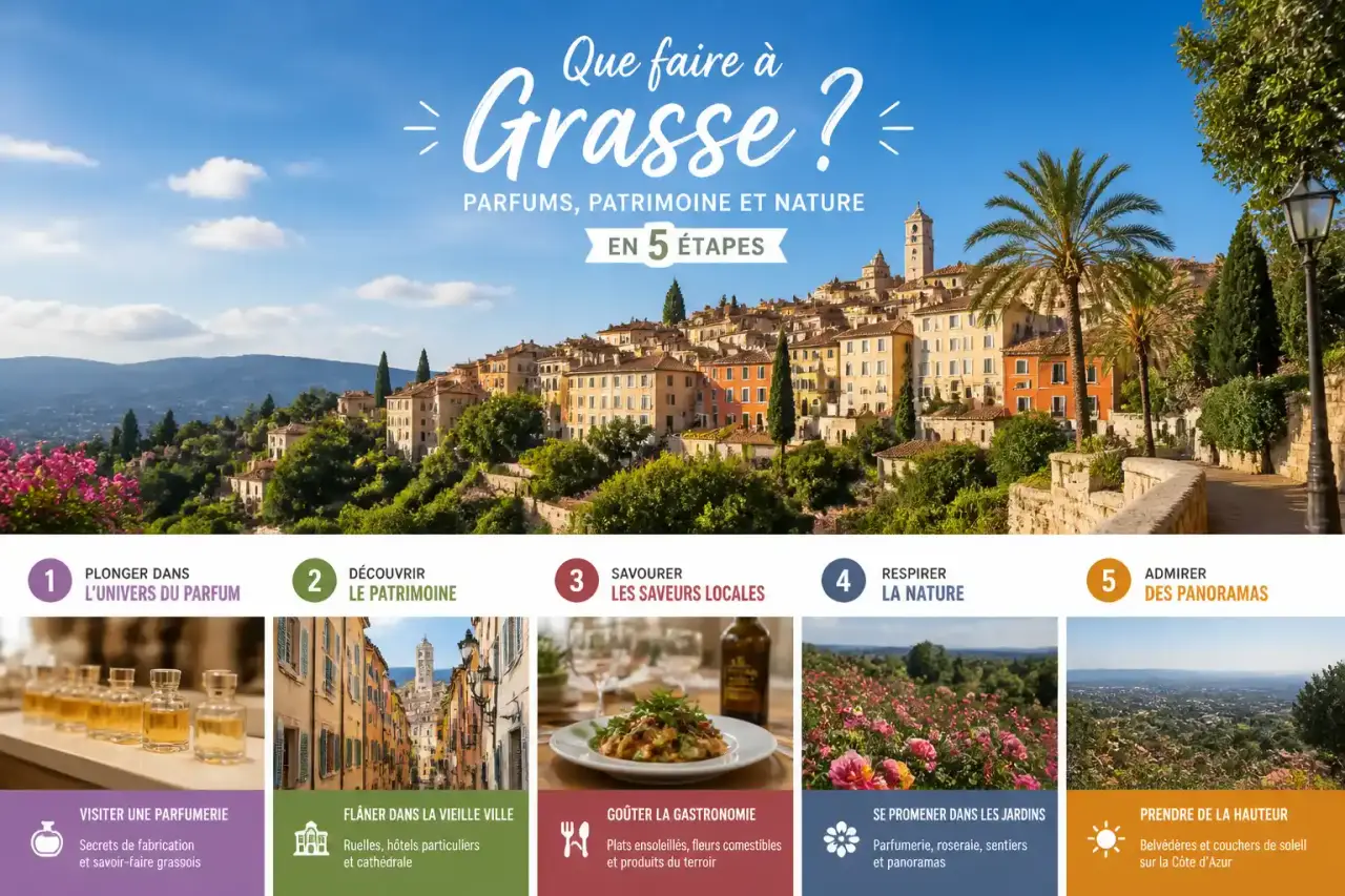 Que faire à Grasse ? Parfums, patrimoine et nature en 5 étapes