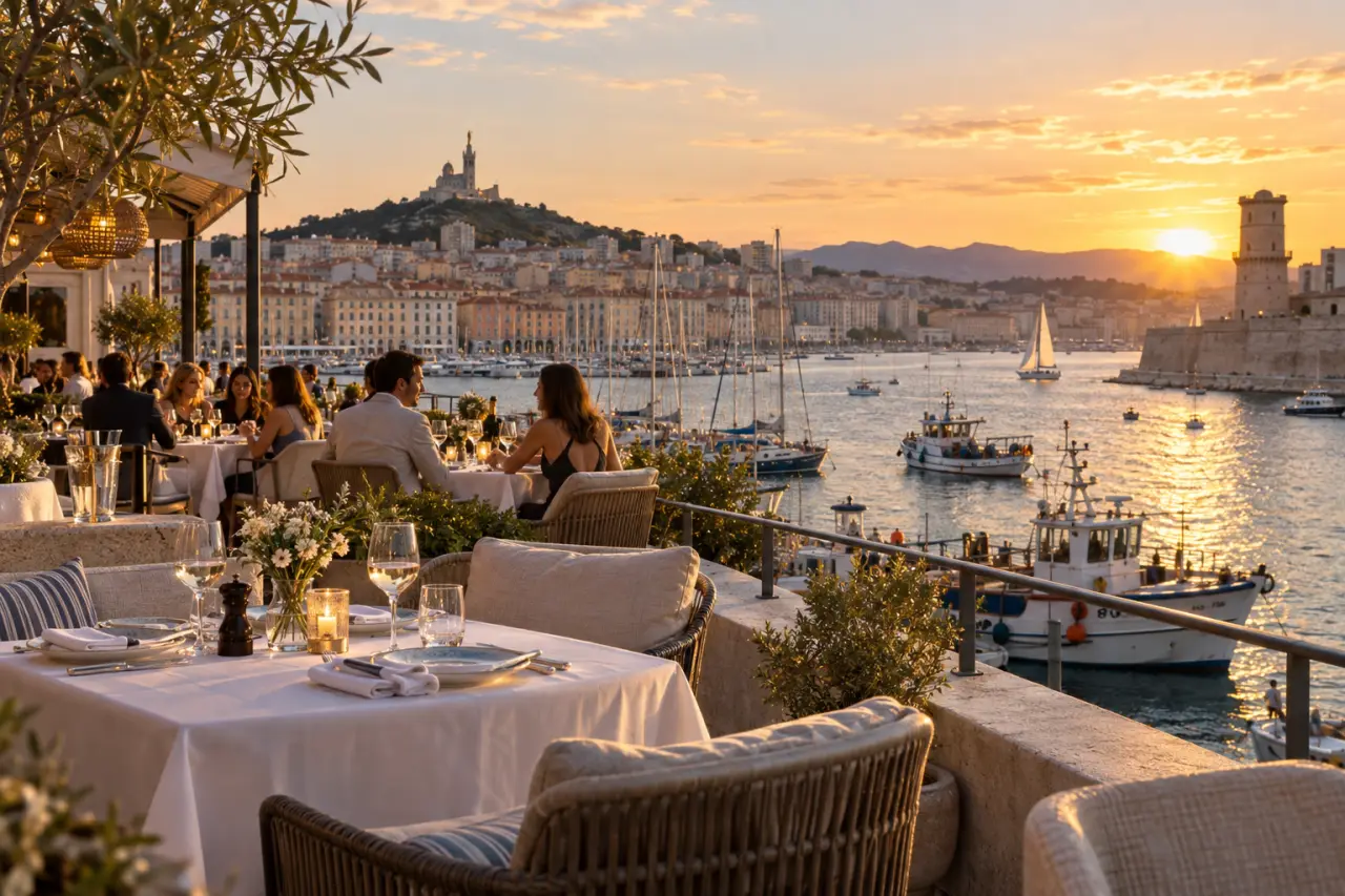 Les restaurants avec vue à Marseille se choisissent selon le panorama, l’occasion et le confort