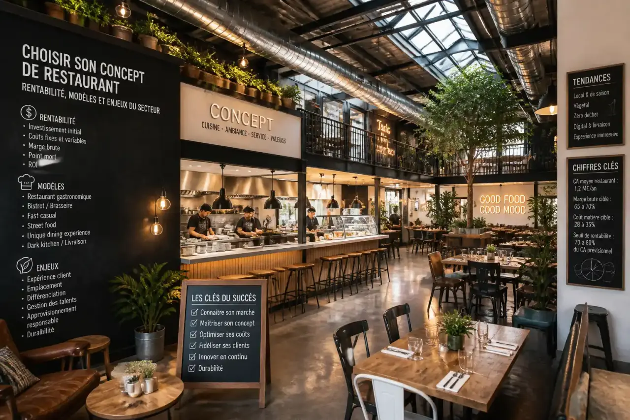 Choisir son concept de restaurant : rentabilité, modèles et enjeux du secteur