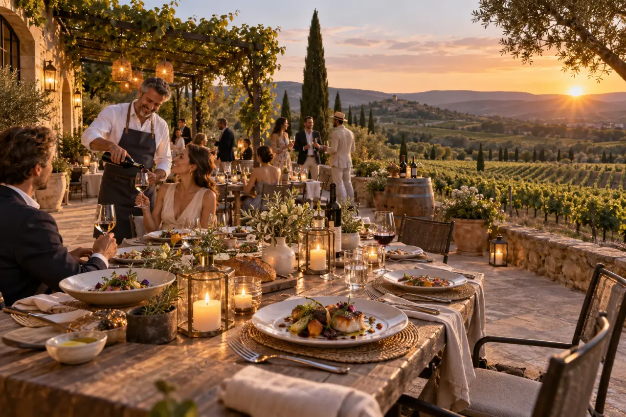 Restaurant dans les vignes du Luberon : dîner raffiné ou soirée vigneronne ?