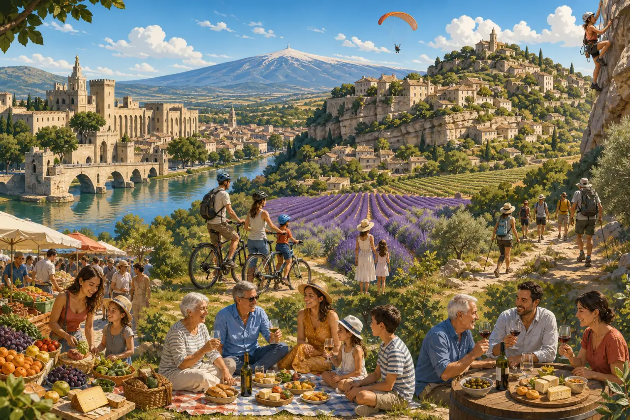 Avignon, Luberon, Ventoux : choisir sa sortie dans le Vaucluse selon l’âge, la saison et le temps disponible