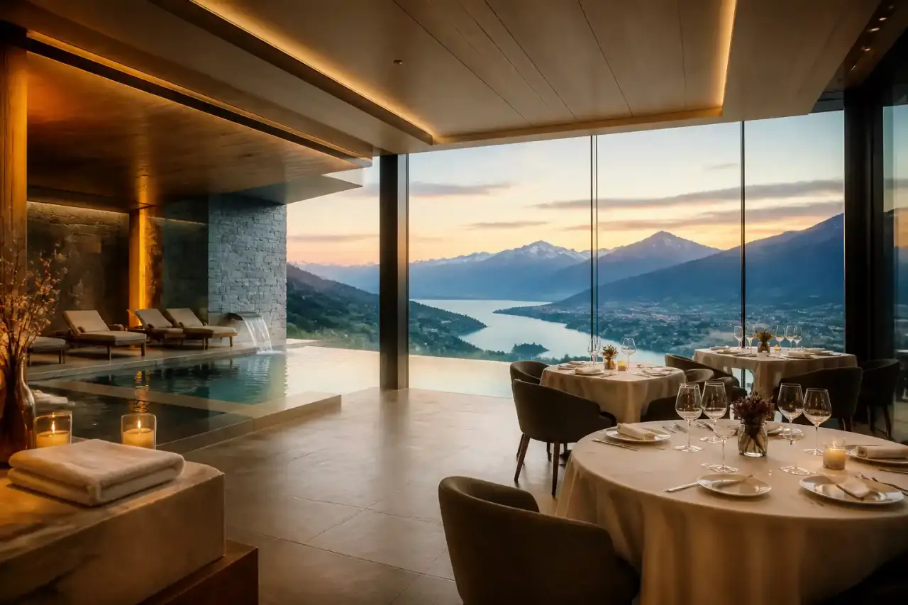 Hôtel restaurant gastronomique : le spa, la vue et l'étoile ne se choisissent pas au hasard