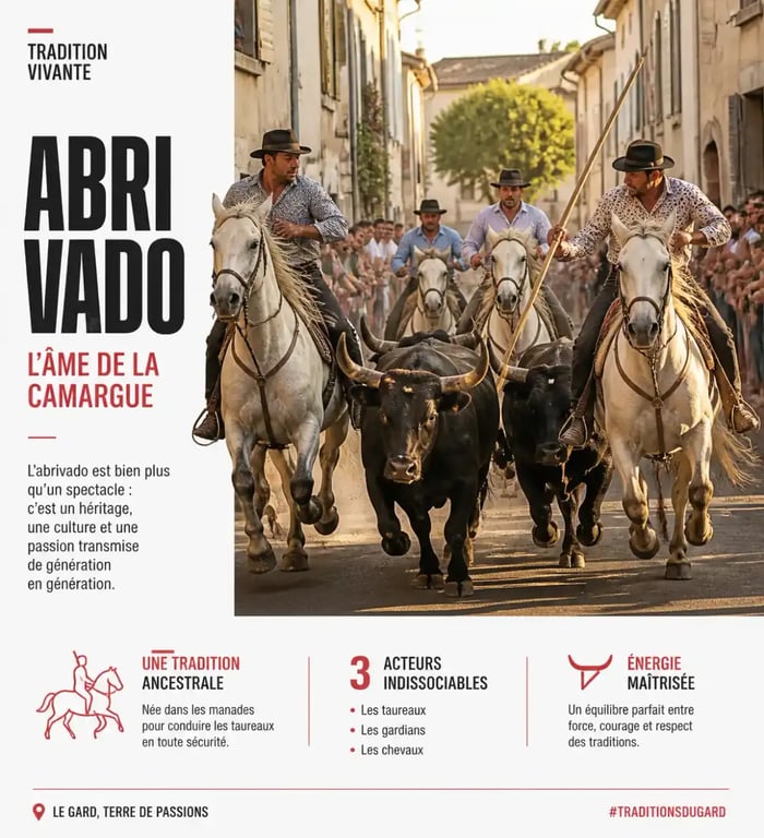 Abrivado lors d'une fête votive dans le Gard ce week-end