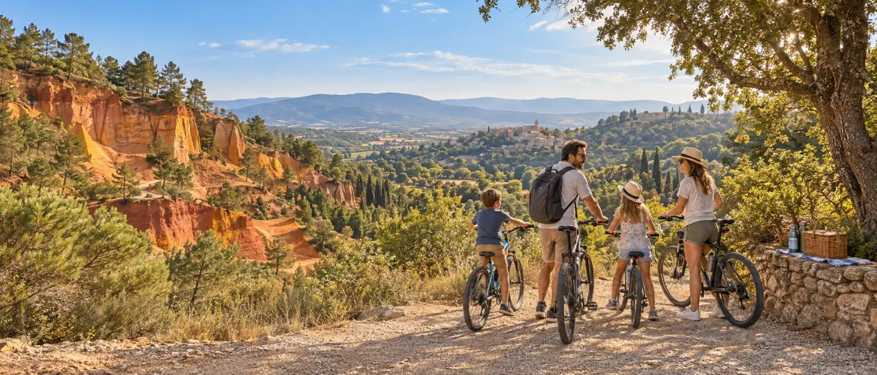 Que faire dans le Luberon en famille ? Ocres, vélo et fraîcheur sans journées trop chargées