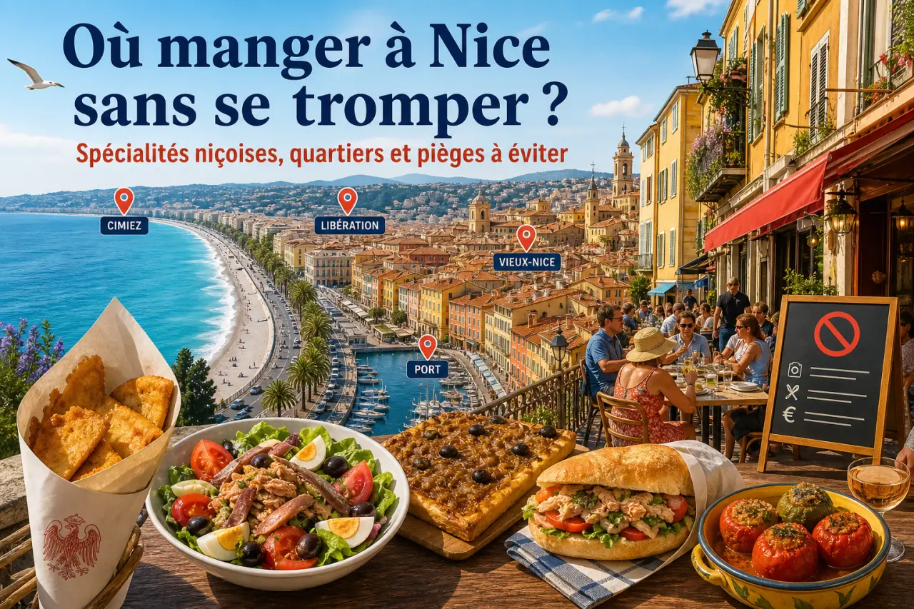 Où manger à Nice sans se tromper ? Spécialités niçoises, quartiers et pièges à éviter