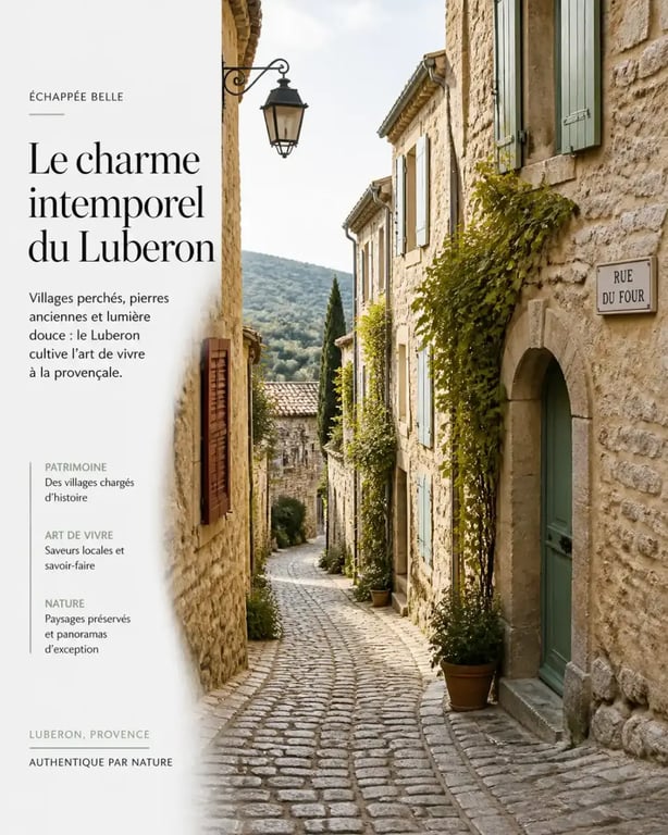 Sorties en Provence le week-end dans un village du Luberon