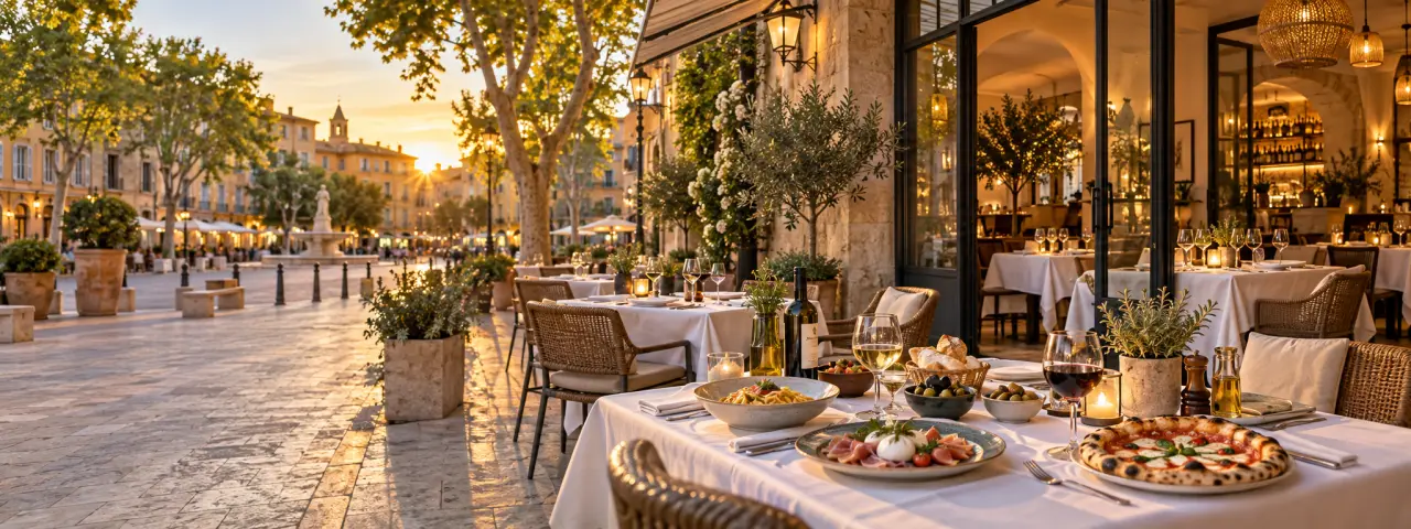 Restaurant italien à Aix-en-Provence : choisissez selon votre menu, votre occasion et votre accès